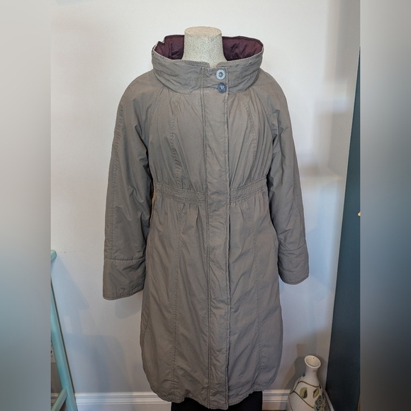 Unique St-Martins Fairy Tale  Scandanavian Cotton Hooded Parka Tan jacket Sz XL - Picture 5 of 15